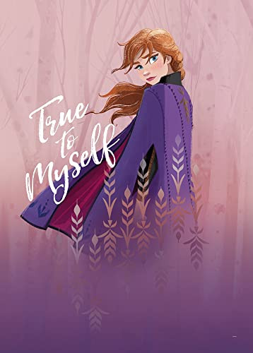 Komar Disney Frozen Anna True to Myself Kunstdruk Poster, Multicolour, 50 x 70 cm