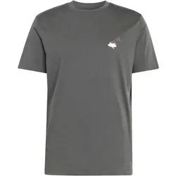 ADIDAS Herren Shirt COFFEE CAFE CHEESECAKE GRAFIK, Größe S in Grau Grau