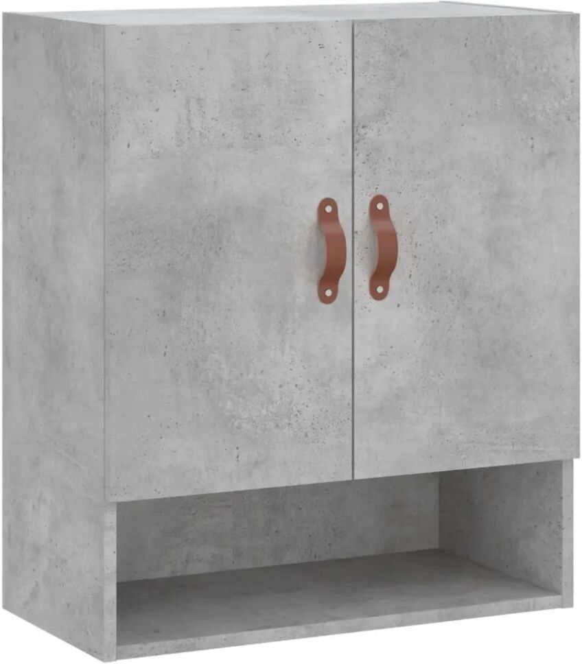 Helloshop26 Armoire murale flottante moderne 60 x 31 x 70 cm bois marron Marron 60x70x31cm