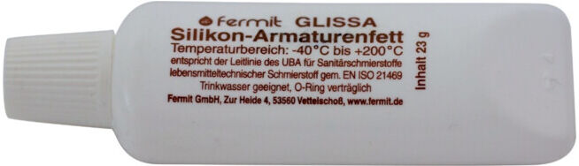 Fermit Glissa graisse silicone pour robinetterie tube 60 g (15021)