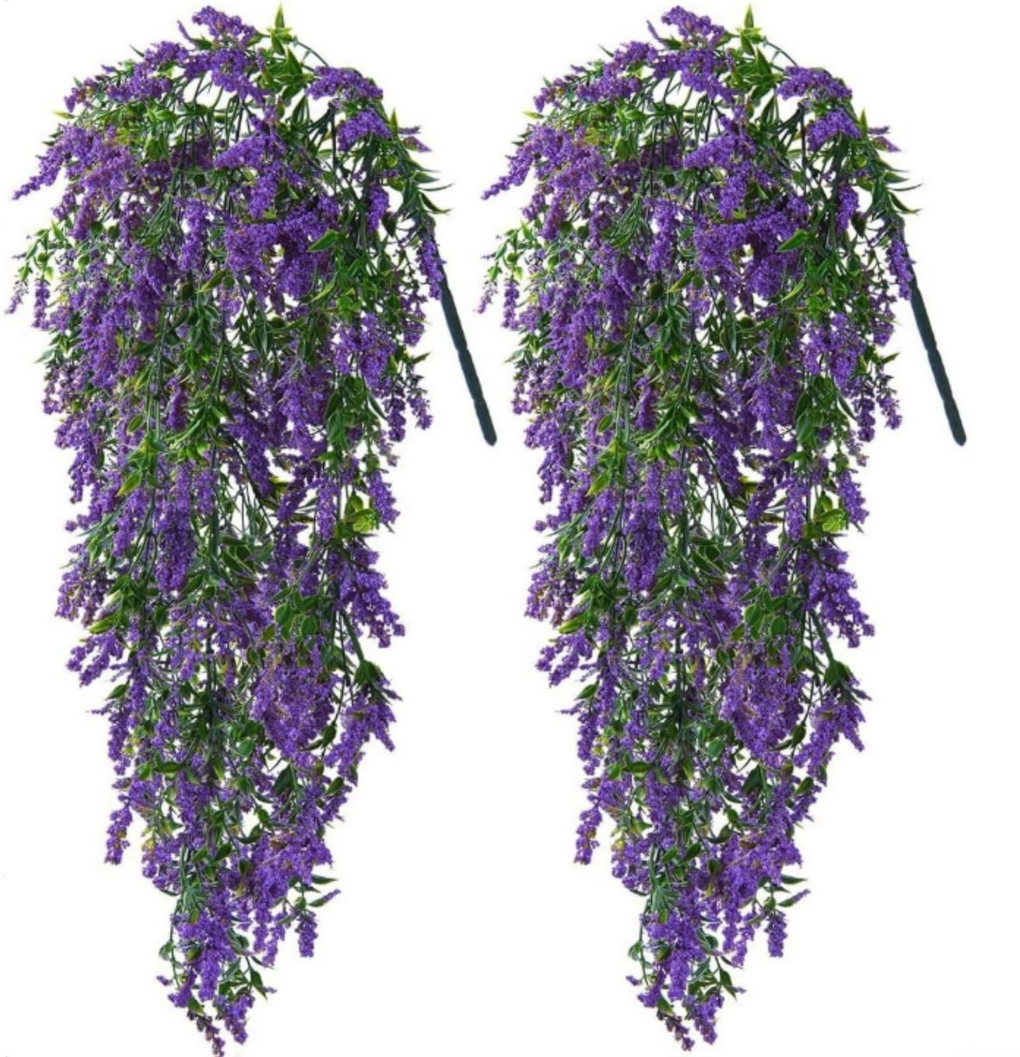 ServiceTopper Lavendelboeket Kunstmatige Hangende Bloemen - 2 stuks