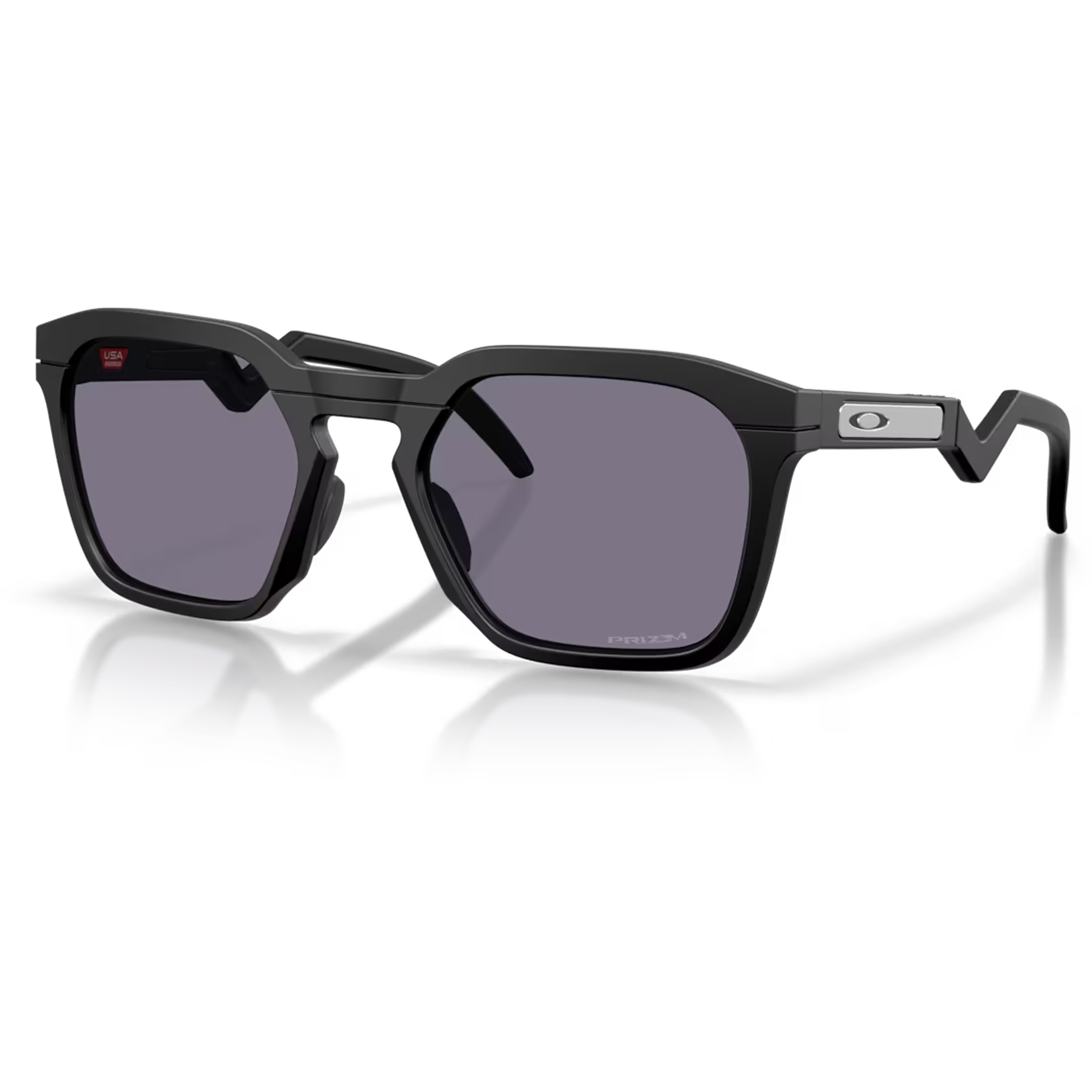 Oakley HSTN Sq Sonnenbrille Sonnenbrillen black-prizm grey Lifestyle