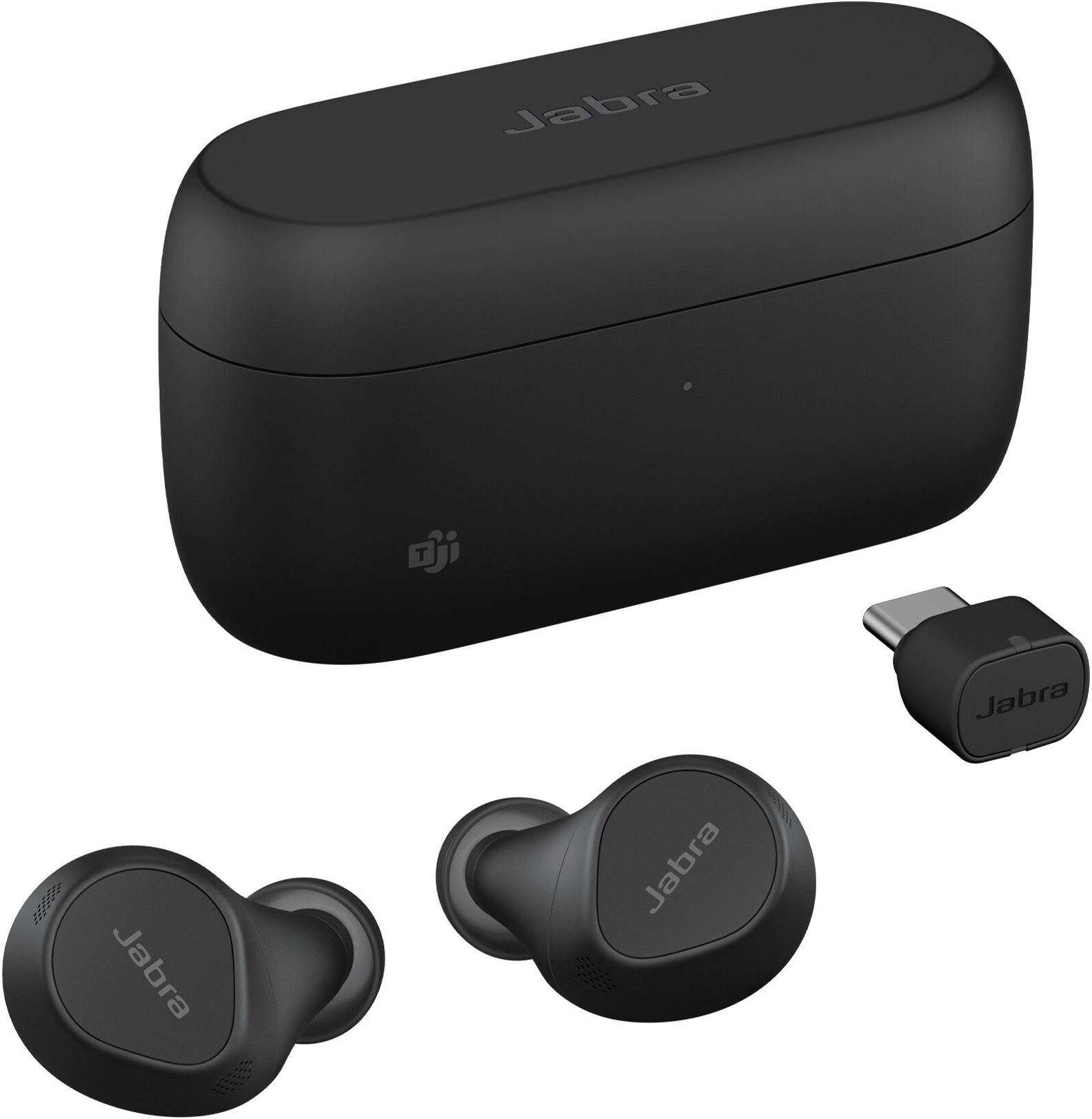 Jabra Evolve2 Buds MS - true wireless earphones with mic - USB-C via Bluetooth adapter