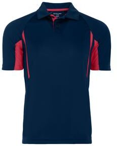 Holloway 222530 Avenger Polo Shirt in Navy Blue/Scarlet size XL   Polyester