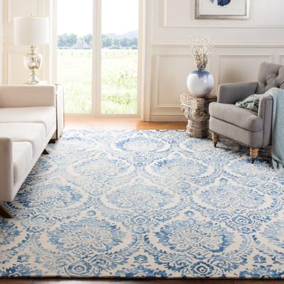 SAFAVIEH Handmade Dip Dye Ginny Watercolor Vintage Boho Wool Rug