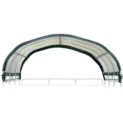 Shelter Logic Weidezelt, Weideunterstand 370 x 370 x 170 cm,grün,13,7 m2