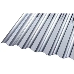 PVC Wellplatten klar Sinus 76/18 1,2mm 2500 mm