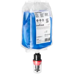 Satino Handseife 6 x 1.000 ml für Spender SF1 - dermatologisch getestet – pH-neutral – frei von Allergenen, Polymeren, Parabenen, Mikroplastik & 100% vegan