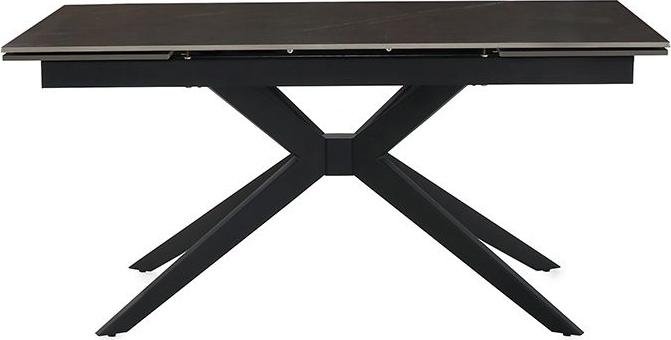 Esstisch CAMPUS ausziehbar, mit stirnseitigem Synchronauszug, 2x 40er, inkl. Hebetechnik
