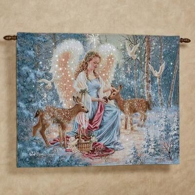 Manual Woodworkers And Weavers Oh Holy Night Wall Tapestry Multi Warm , Multi Warm