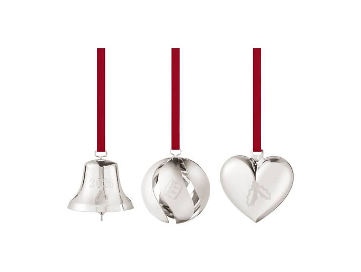 Georg Jensen ensemble décoratif 2026 Palladium, 3 pièces