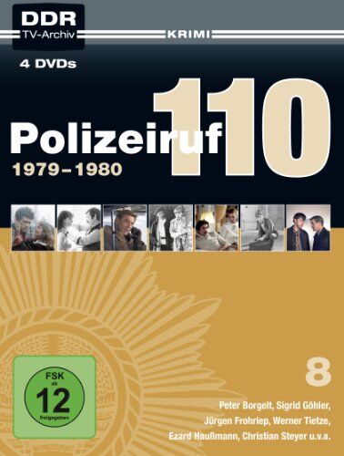 Peter Borgelt - Polizeiruf 110 Box 8: 1979-1980 (DDR TV-Archiv) [4 DVDs] - Preis vom 05.10.2026 03:47:11 h