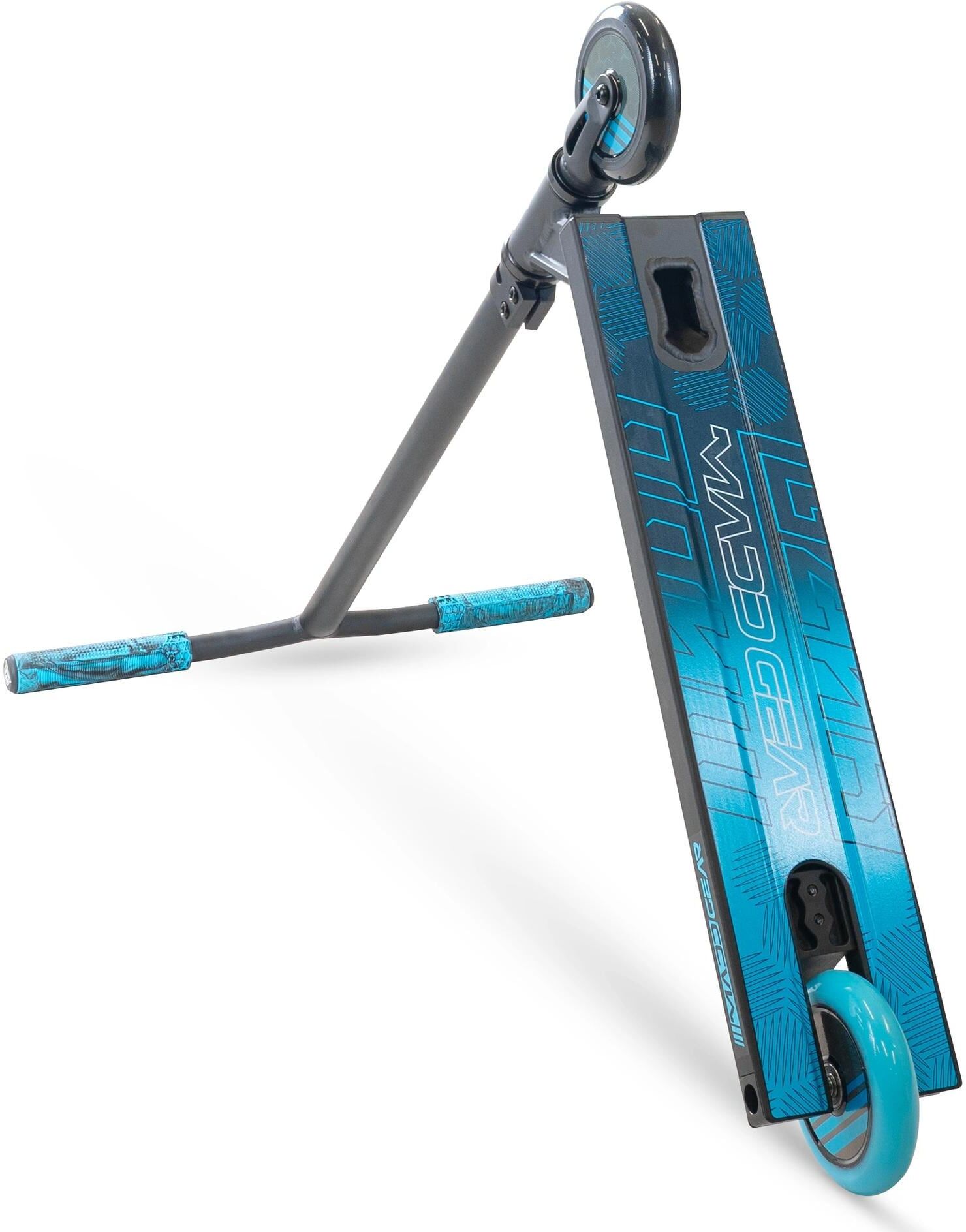 Scooter MADD GEAR "Freestyle MG3 Zen", schwarz (blau, schwarz), Roller, KinderB:46cm L:48cm, Scooter, B:46cm L:48cm blau, schwarz Einheitsgröße