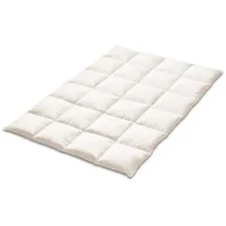 Kauffmann Sommer Leicht-Steppbett   ¦ weiß ¦ Maße (cm): B: 135 H: 5