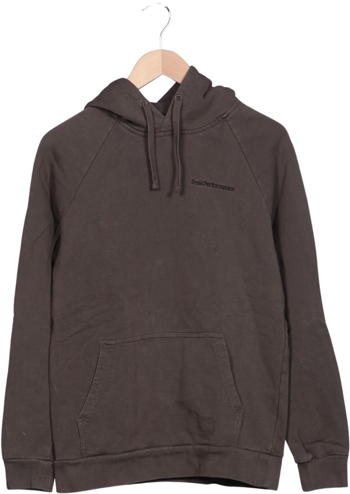 Peak Performance Herren Kapuzenpullover, Braun, Gr. S, Baumwolle - Second Hand