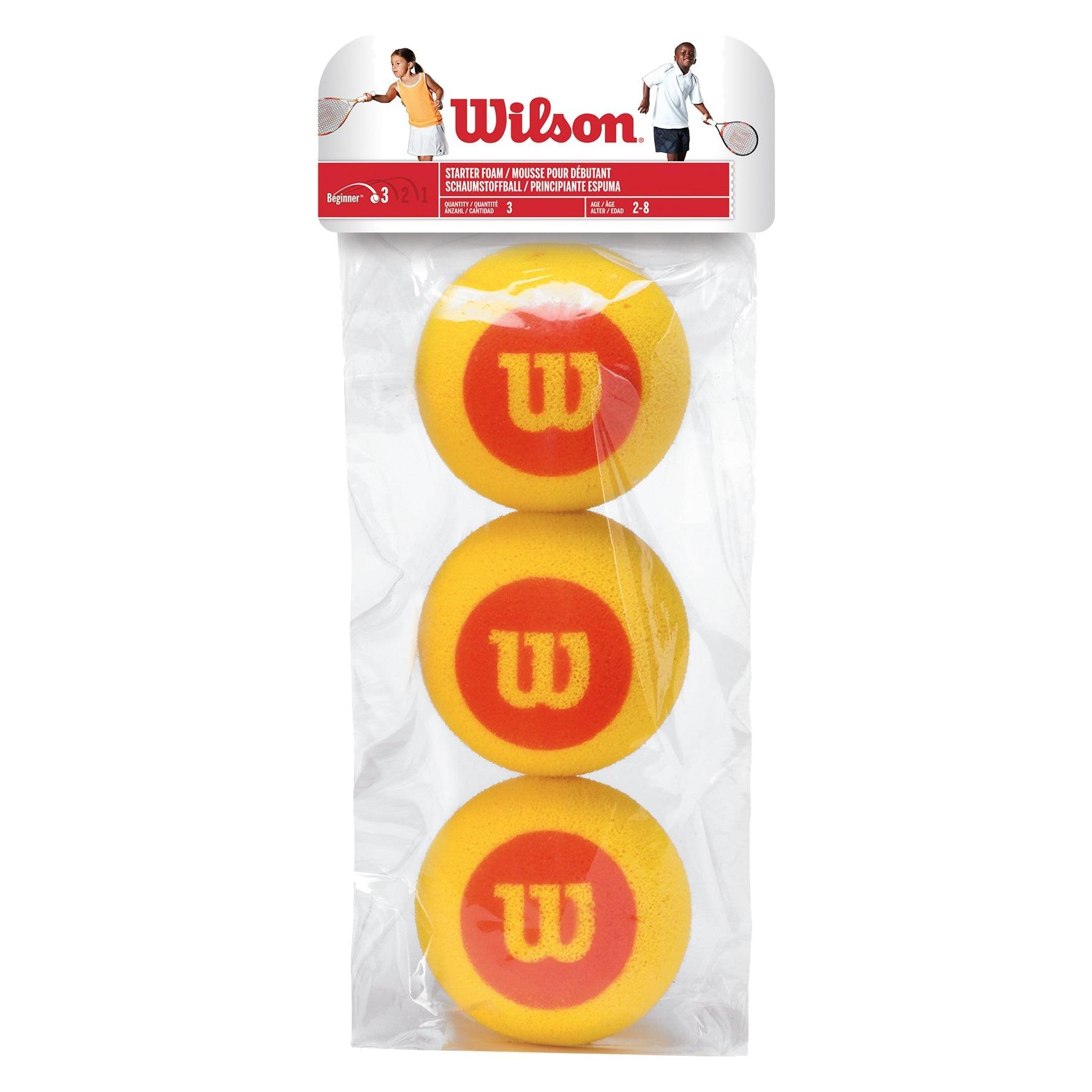 Wilson Starter Schaumbälle 3er Pack (WRZ258900)