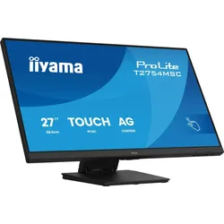 iiyama ProLite T2754MSC-B2AG Computerbildschirm 68,6 cm (27") 1920 x 1080 Pixel Full HD LED Touchscreen Multi-Nutzer Schwarz