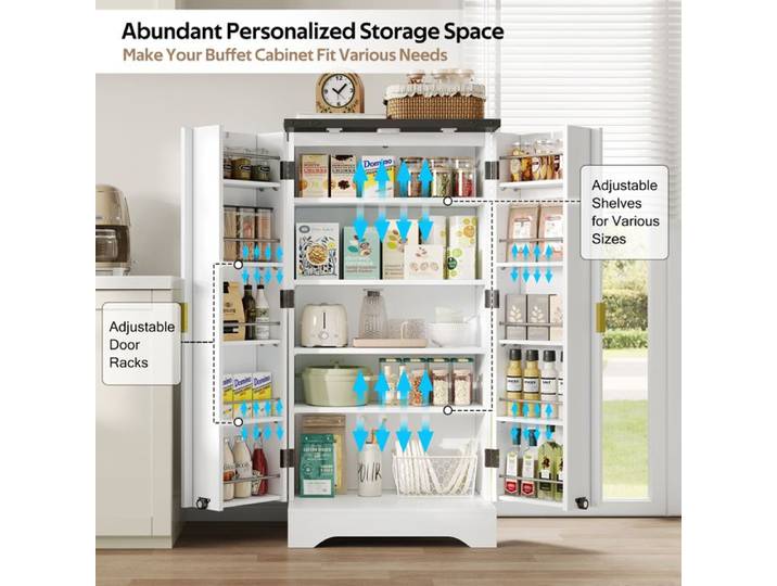 Armoire de cuisine LED 120 x 60 5 x 40 cm blanche