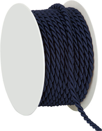 Kordel, dunkelblau, 4 mm, 10 m