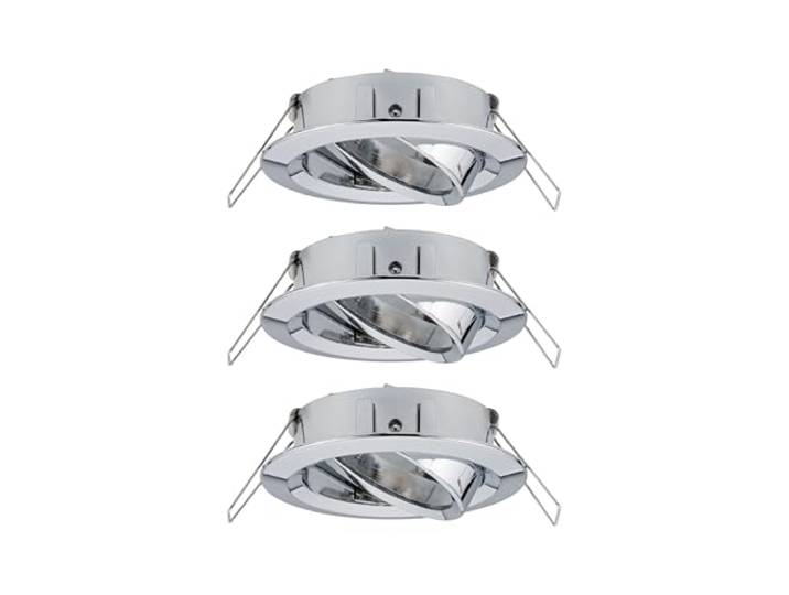 Paulmann 92488 spots encastrés LED Choose spot orientable max. 3x10 watts spot encastré pour plafond Chrome lampe encastrée Alu