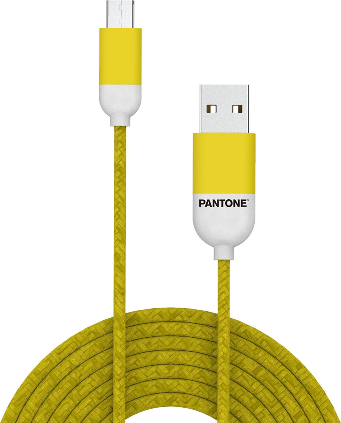 Celly PT-MC001-5Y Micro-USB naar USB A oplaadkabel, 1,5 meter, geel