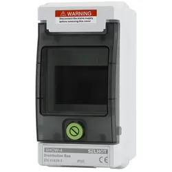 Offgridtec Verteilerkasten mit 4 TE und DIN-Schiene IP66...