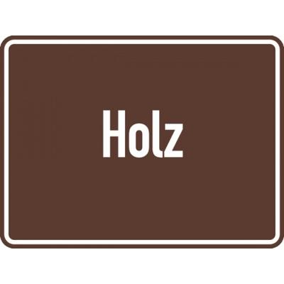 Dreifke® Abfallkennzeichen, Holz, 150 x 200 mm, Aluverbund 1 Stk.