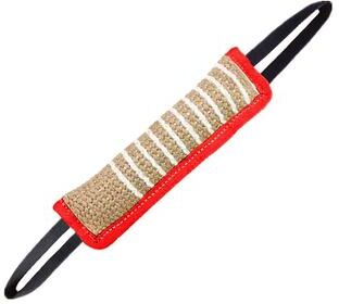 Uplift Treasures Durable Dog Bite Training Rod Toy For Chewing And Play red