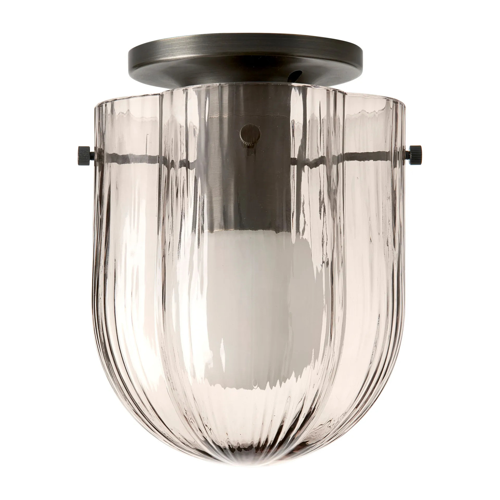Gubi Seine plafondlamp - Smoke/Antique Brass - Ø 17,2 cm