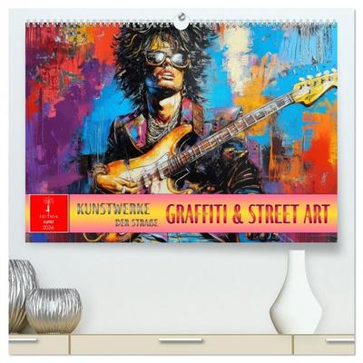 Graffiti & Street Art - Kunstwerke der Straße (hochwertiger Premium Wandkalender 2026 DIN A2 quer), Kunstdruck in Hochglanz