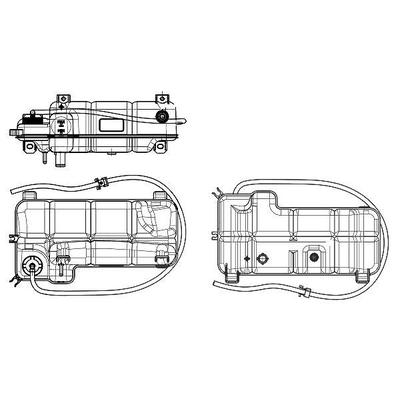 Nrf Ausgleichsbehälter, Kühlmittel [Hersteller-Nr. 454046] für Iveco