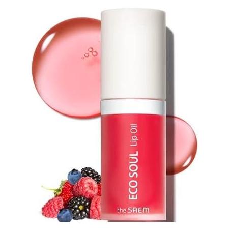 The Saem Plumping Hydrating Lip Oil Nourish Moisturize Berry Extract Rose Water Soft Glossy (Lippenöl, 6 ml) (36986687)