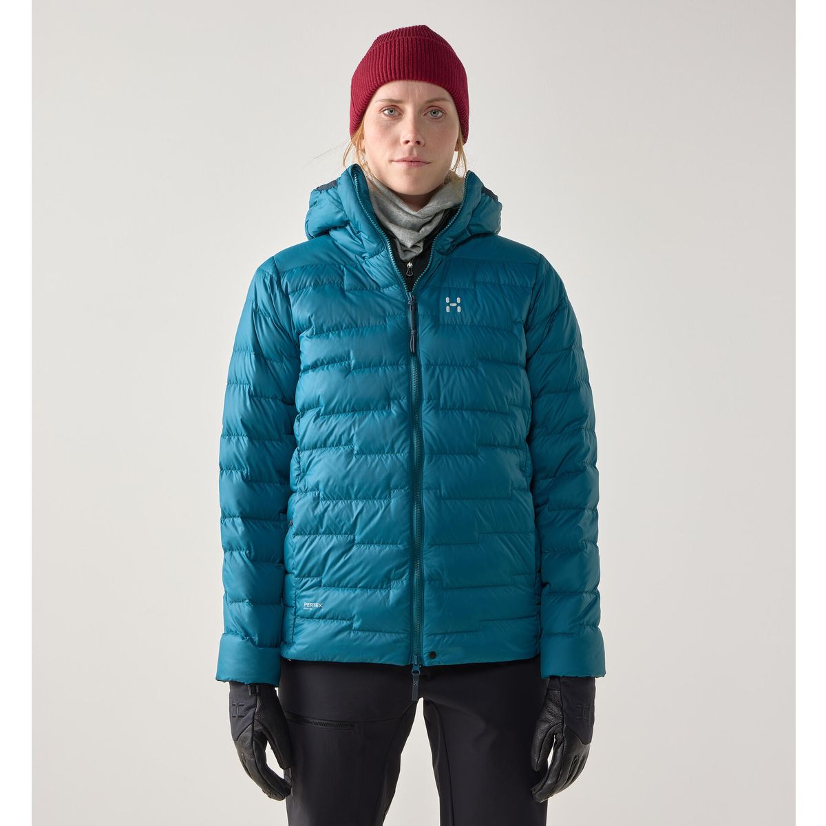 Haglöfs ROC Flash Down Hood Women deep teal (5U9) XXL 6074665U9035