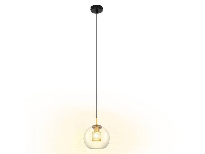ZMH Pendelleuchte Daniel 20/20/155 cm, Transparent, Metall, E27, 20x155x20 cm, Lampen & Leuchten, Innenbeleuchtung, Hängeleuchten, Pendelleuchten