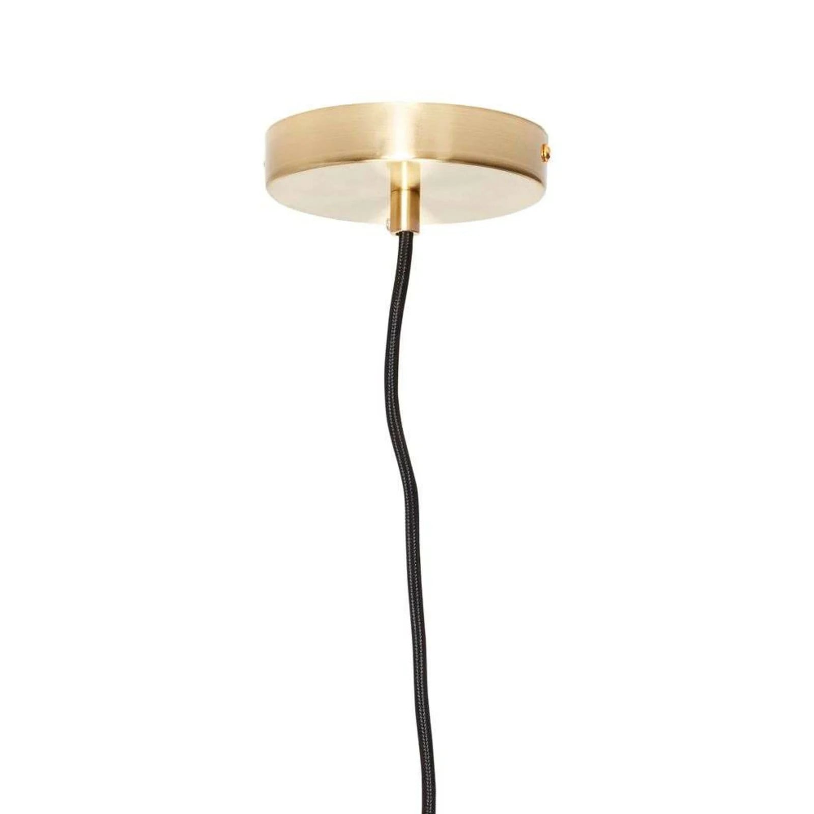 Hübsch Muse hanglamp - Scandinavisch design - Glas en metaal - Rond - Ø 40 cm