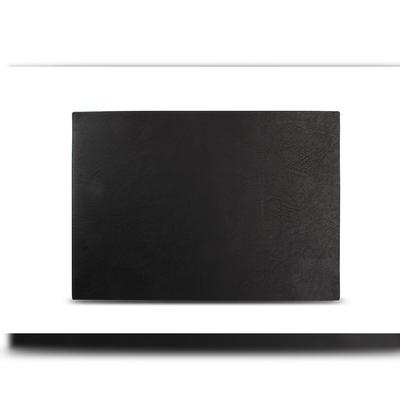 BONBISTRO Platzset 43x30cm Lederlook schwarz Layer 4 Stück