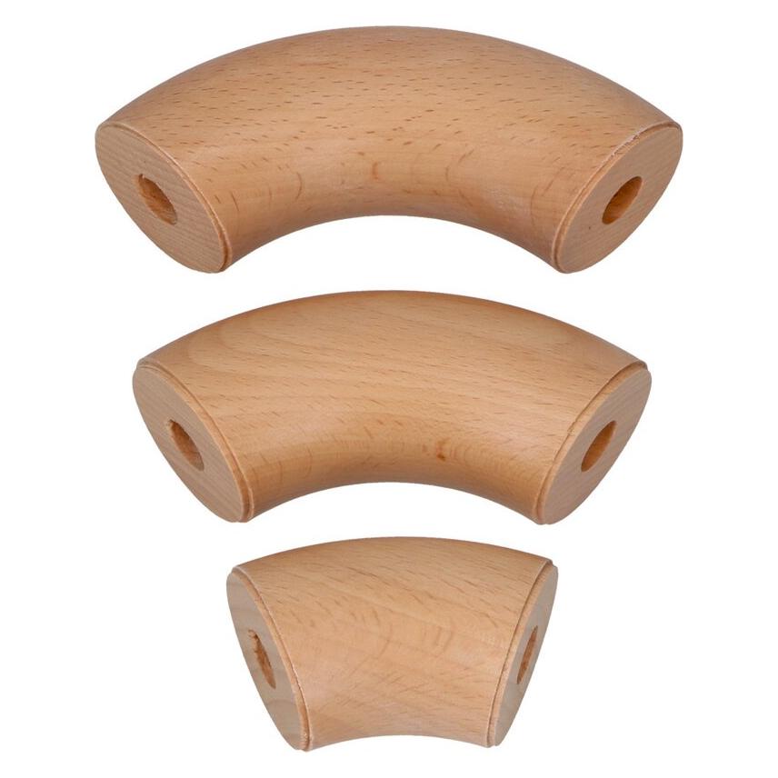 OK-Line Holz-Handlaufbogen Ø 42 mm (Holz geschliffen) (42.025.1-)