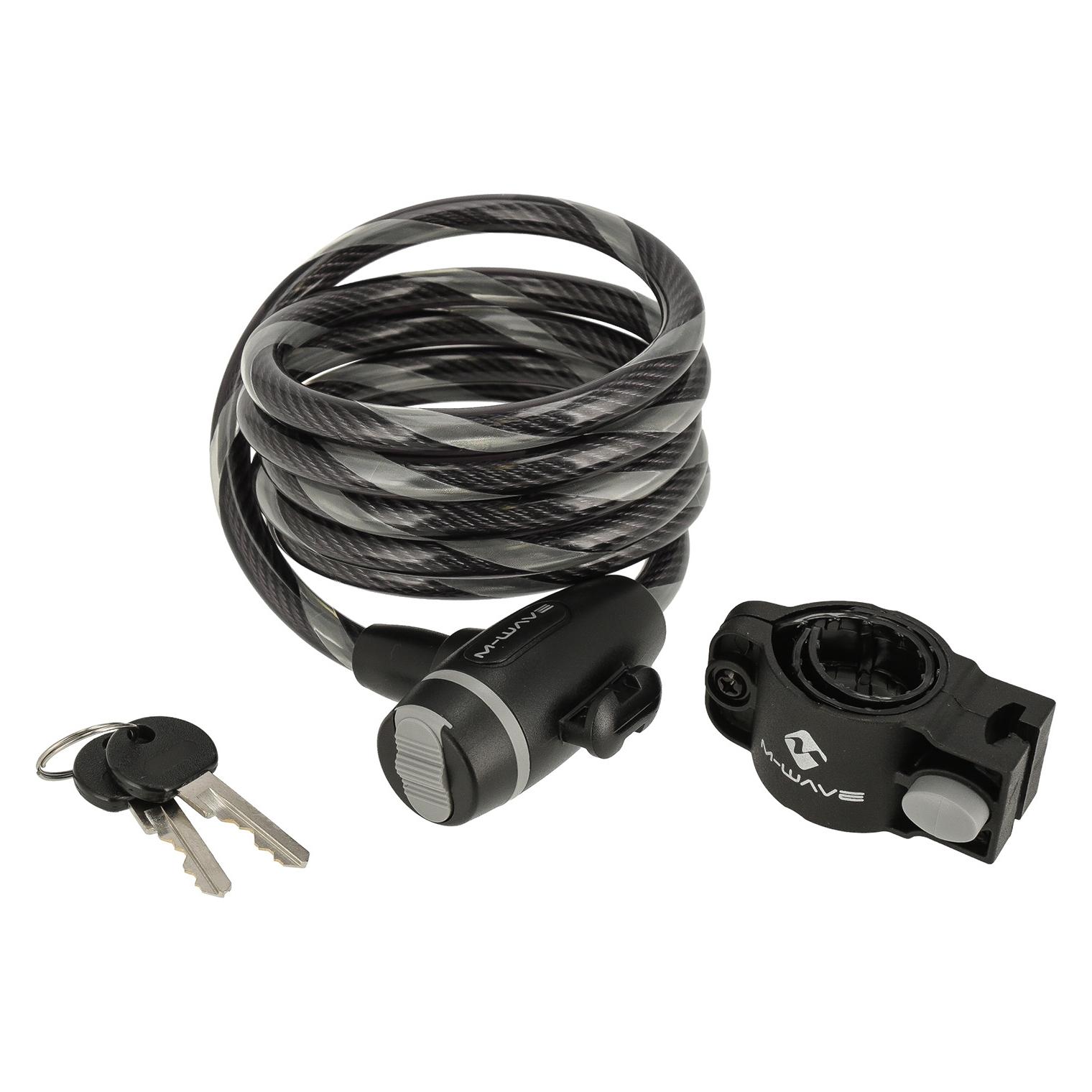 M-Wave Veloschloss S 10.18 Spiralkabel (180 cm) (230600)
