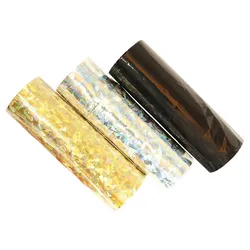 3 Luftschlangen gold, silber, schwarz