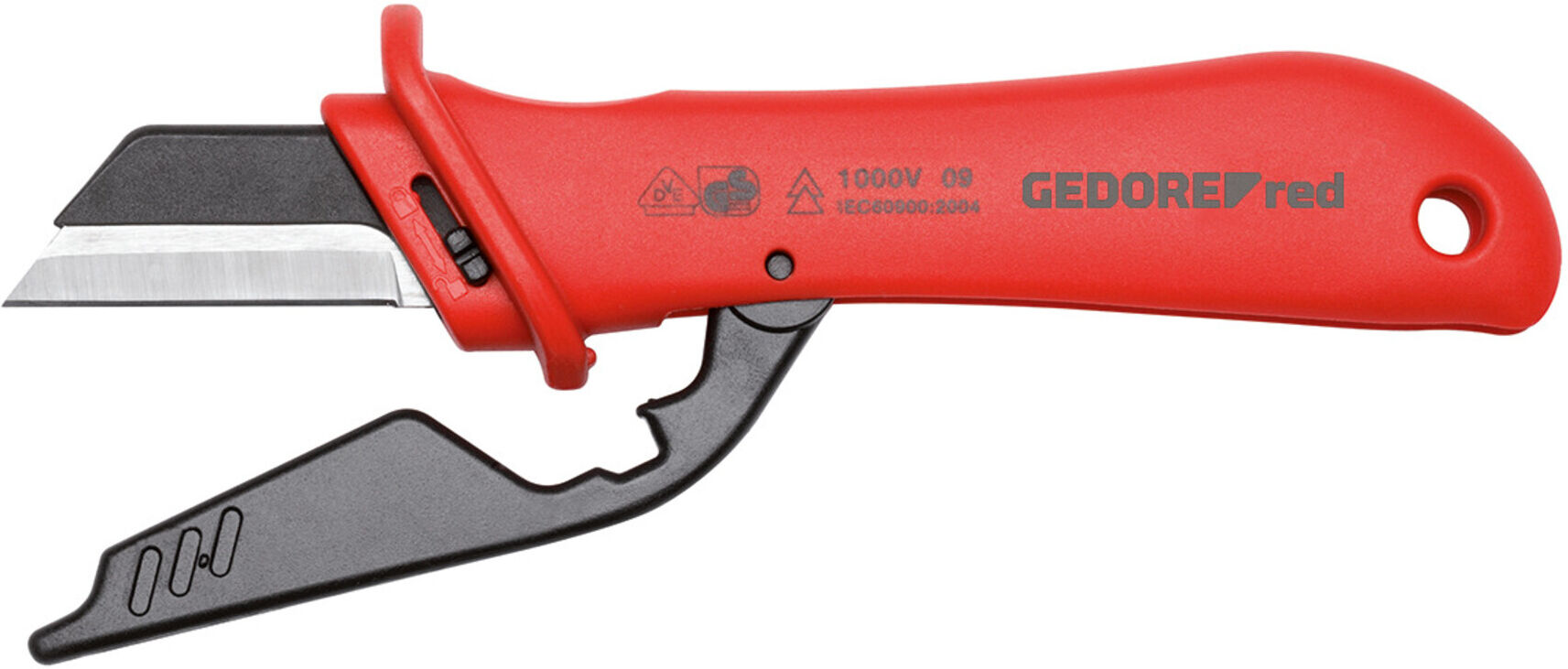 Gedore R93220128 VDE-Kabelmesser Klingenlänge 45mm 185mm ; Gedore Red (3301416)