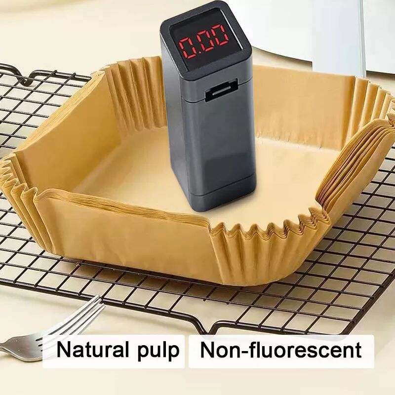 INF Papier jetable pour friteuse à air 16 cm, 50 pièces