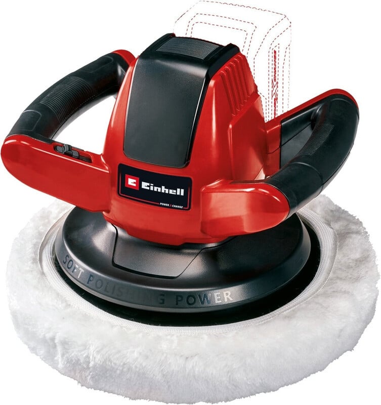 Einhell CE-CB 18/254 Li Solo draadloze polijstmachine - 18 V, 254 mm