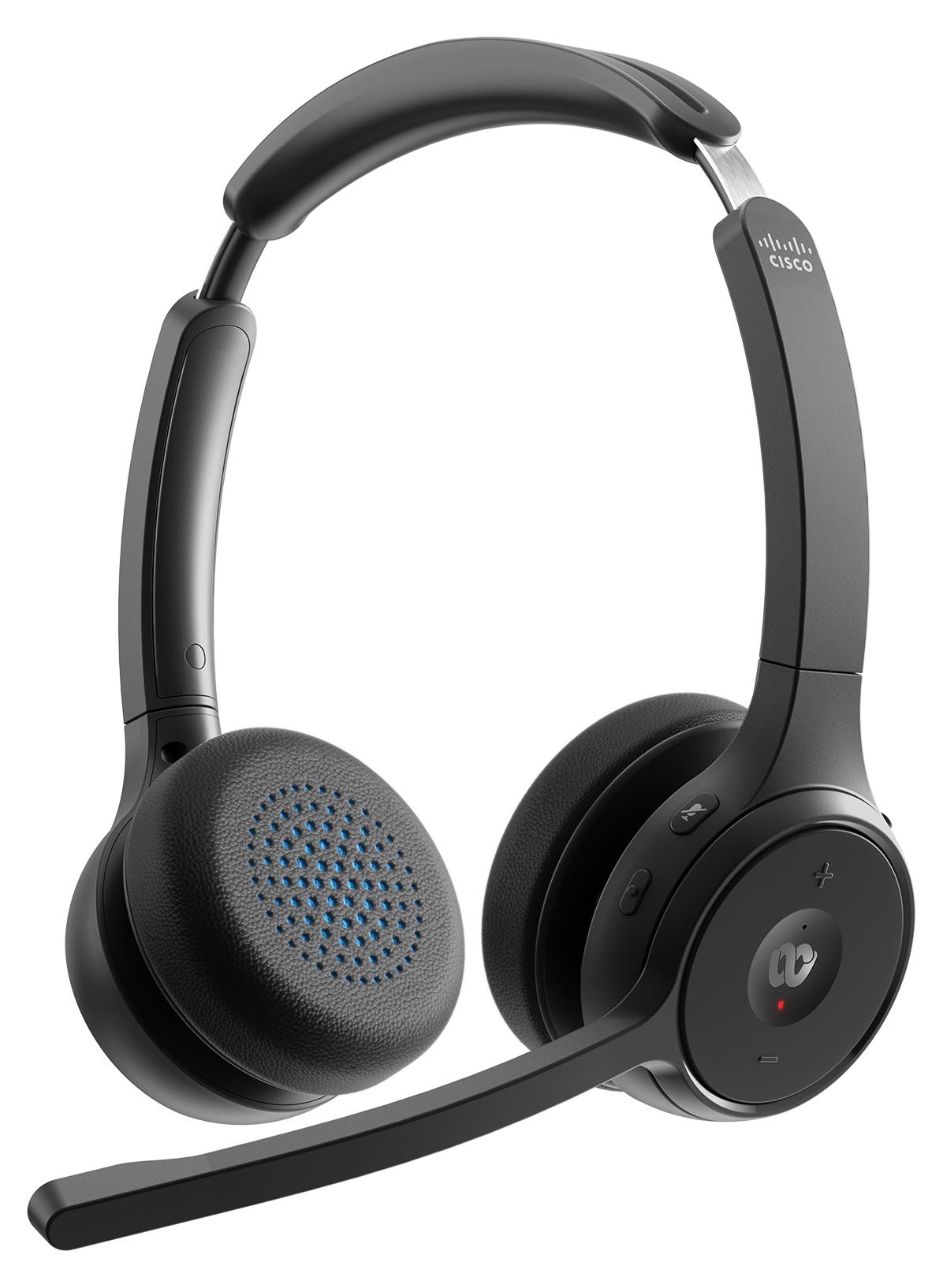 Cisco HS-WL-722-BUNA-C, Kabellos, Büro/Callcenter, 168 g, Kopfhörer, Schwarz