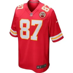 NIKE Herren Kansas City Chief Nike Home Game Jersey Kelce 87, Größe XXL in Rot Rot