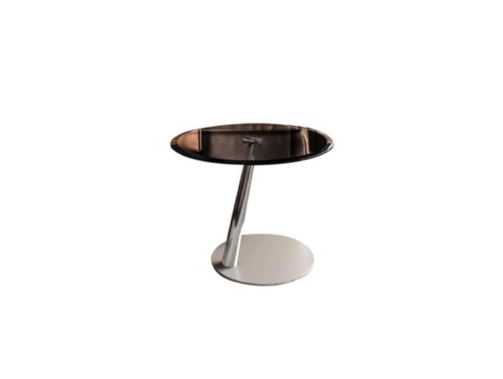 YCCHAH Sofatisch Minimalistischer Couchtisch aus gehärtetem Glas for kleine Wohnungen, Wohnzimmer, Ecksofa, Beistelltisch, Snacktisch Wohnzimmer-Beistelltisch