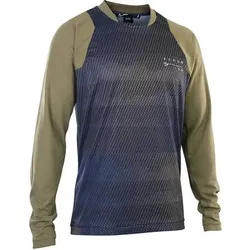 ION Herren T-Shirt M BIKE TEE JERSEY SCRUB LS, Größe L in Braun Braun
