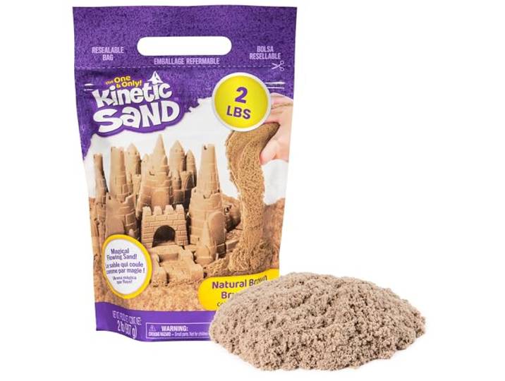 Kinetic Sand - 907 g bruin speelzand om te mengen kneden en maken - origineel kinetisch zand