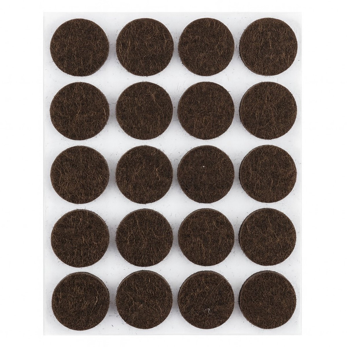 ABC-Led Zelfklevende viltjes rond – Zwart – 20 mm – 20 stuks