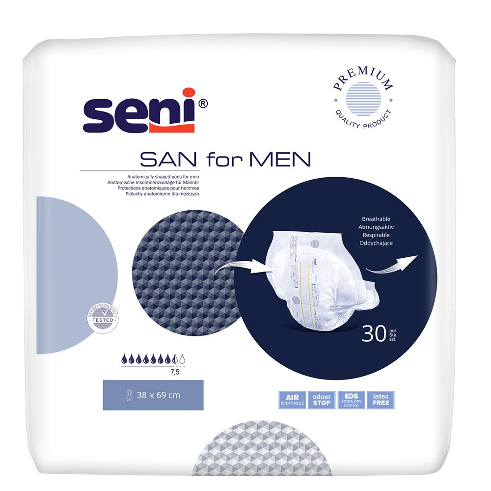 Seni San for Men Inkontinenzvorlage 30 St Beutel