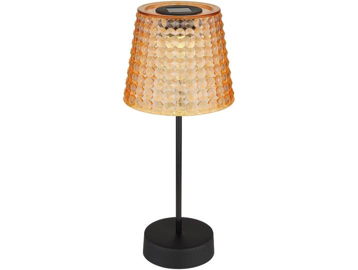 Lampes de table solaires ambre